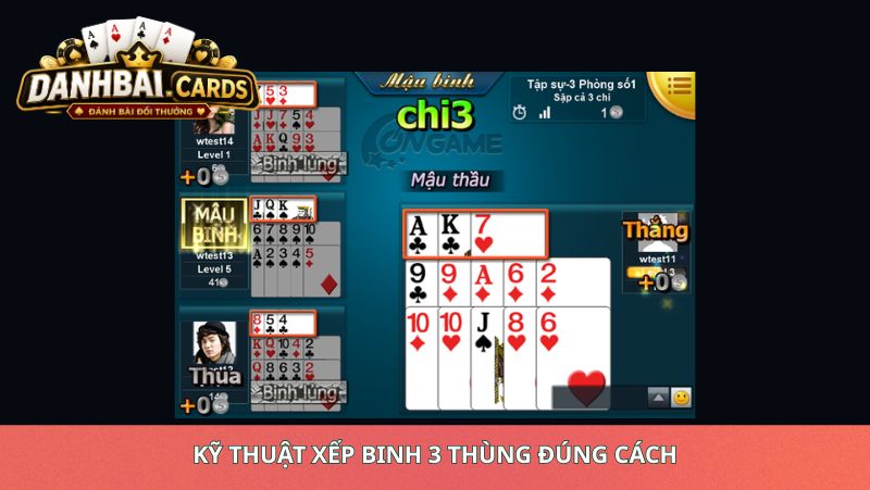 Kỹ Thuật Xếp Binh 3 Thùng Đúng Cách